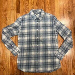 Quiksilver Regular Fit Ganaway Plaid Stretch Shirt